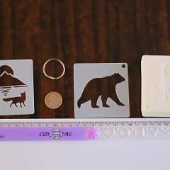 14: Animal Painting Stencils 65 pcs